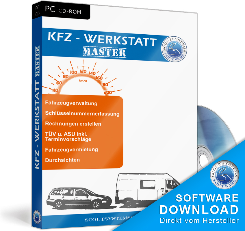 Kfz Werkstatt Master Auto Reparatur Verwaltung Autowerkstatt Software Programm Ebay